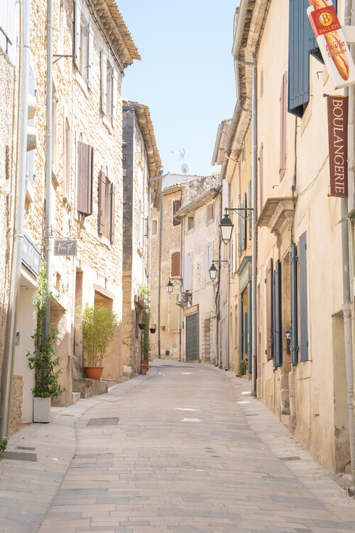 Poster Streets of Menerbes