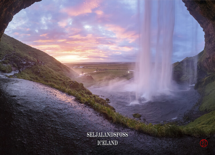 Poster Seljalandsfoss Iceland