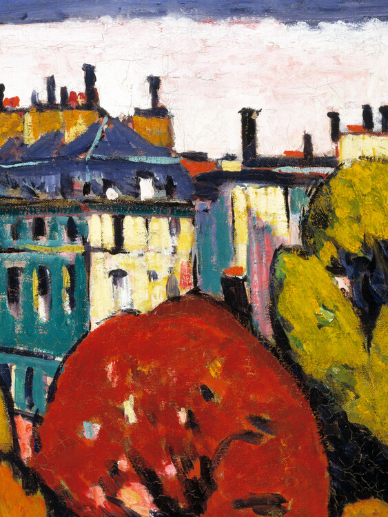 Poster Houses in Paris