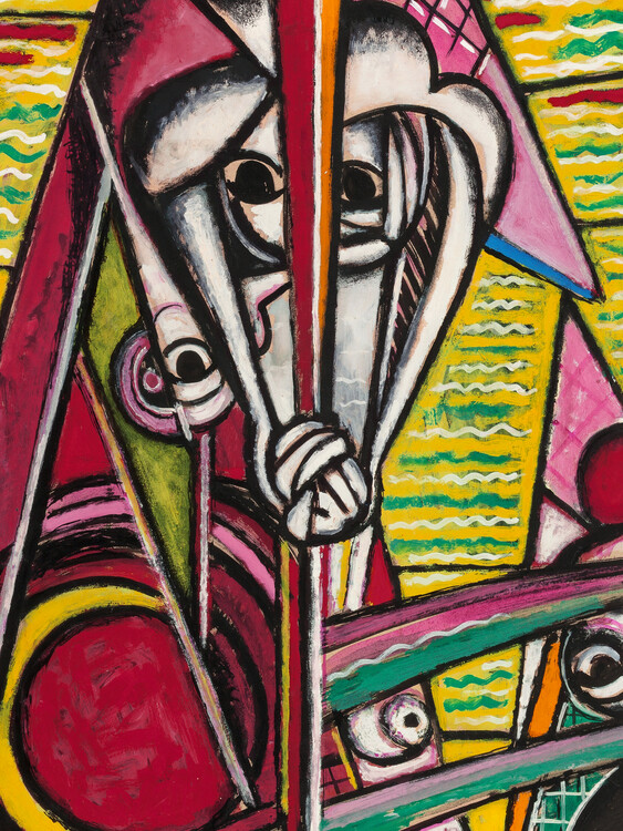 Poster Cubist Composition (Abstract) - Henry Lyman Saÿen