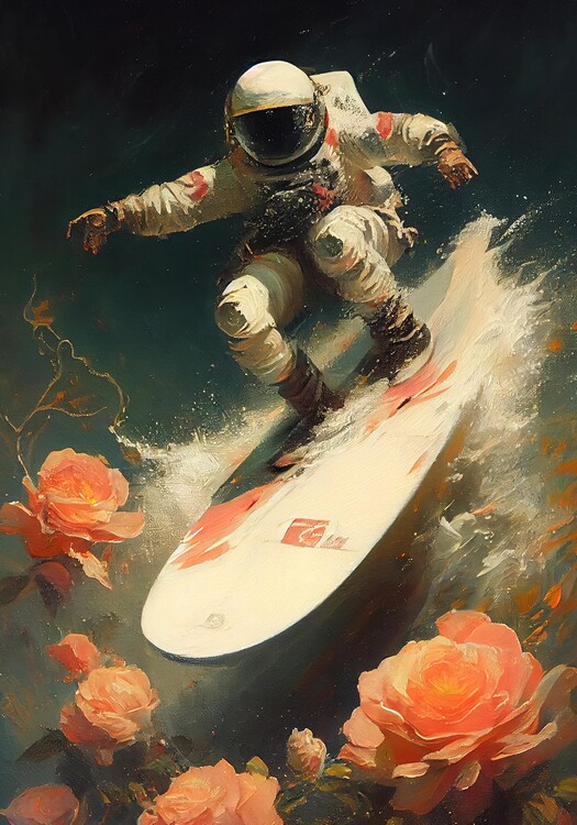 Poster Space Wave