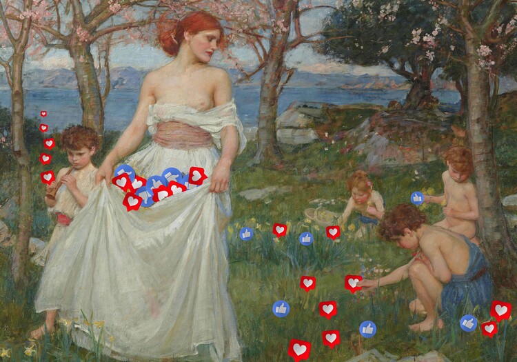 Poster Collecting Likes