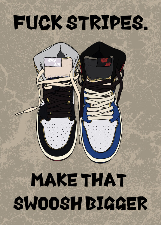 Poster Big swoosh AJ1