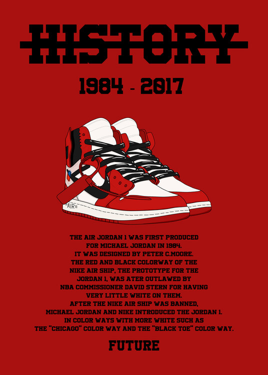 Poster Red history AJ1