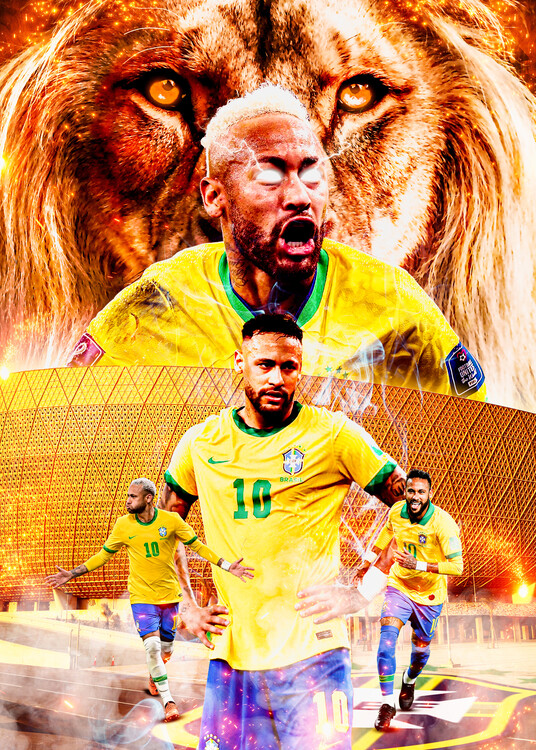 Poster Football Player