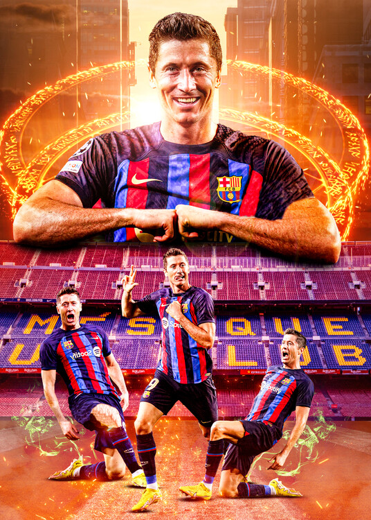 Poster Football Player