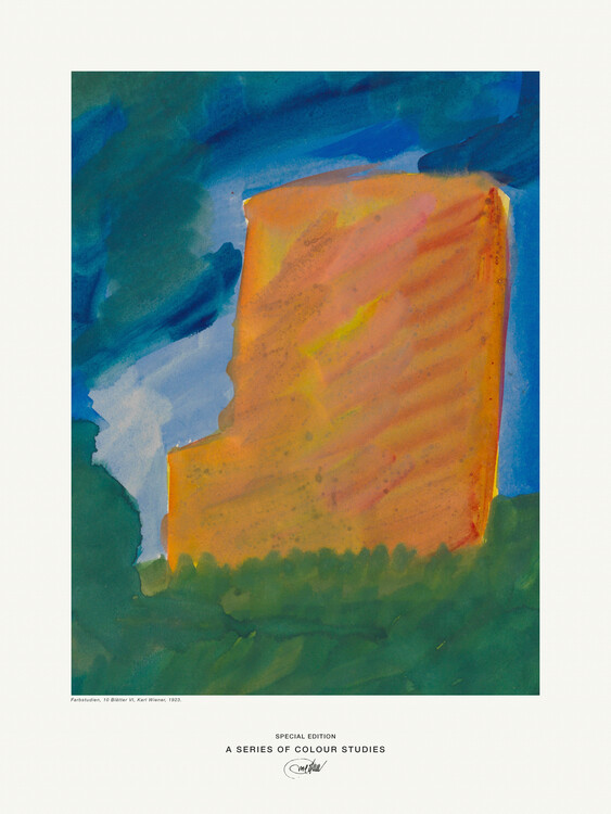 Cuadro en lienzo Colour Study VI (Abstract Rainbow) - Karl Wiener
