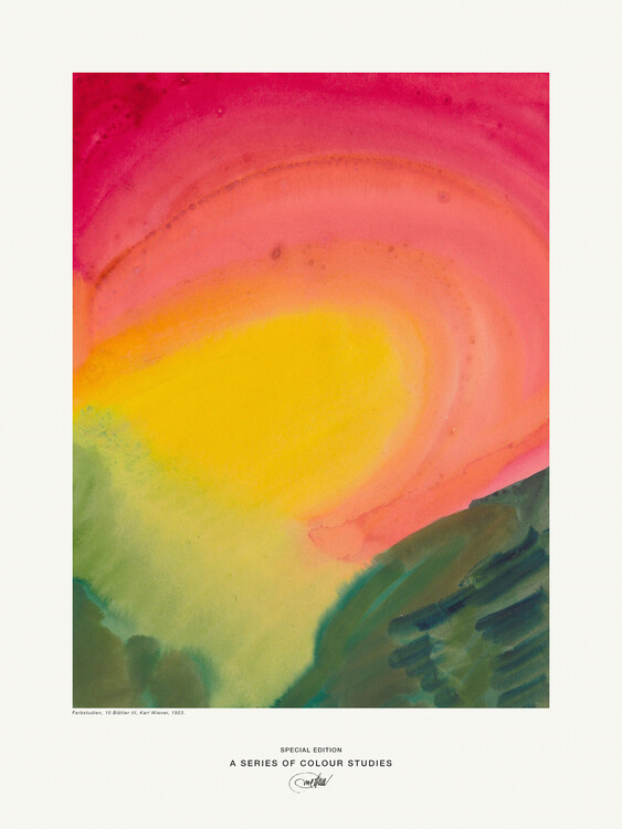 Canvas Print Colour Study III (Abstract Rainbow) - Karl Wiener