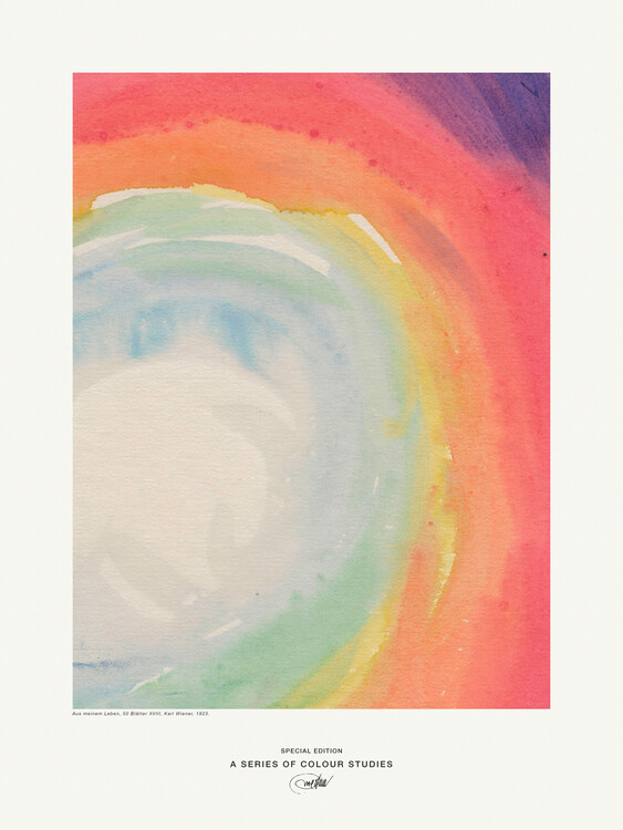 Plakát Colour Study XII (Abstract Rainbow) - Karl Wiener