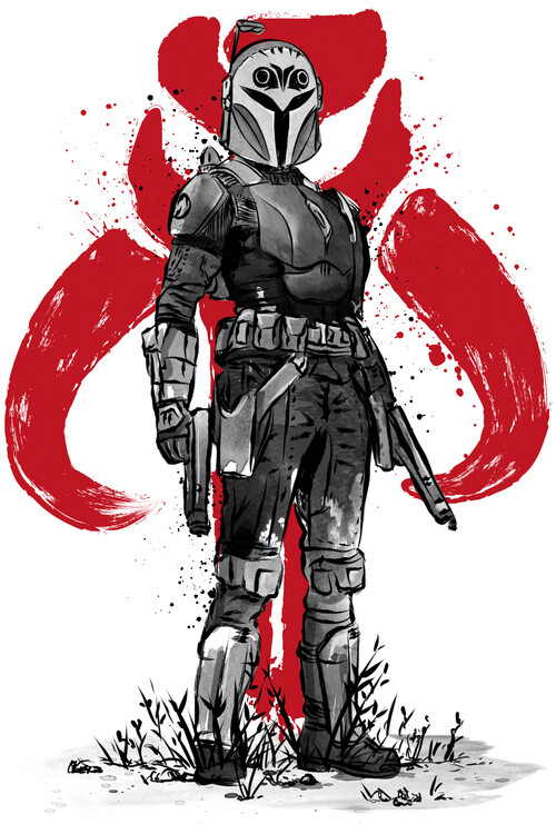 Poster Bo-Katan sumi e