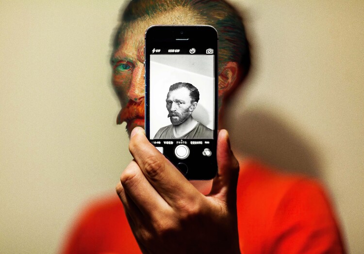 Canvas Print Show You My Selfie