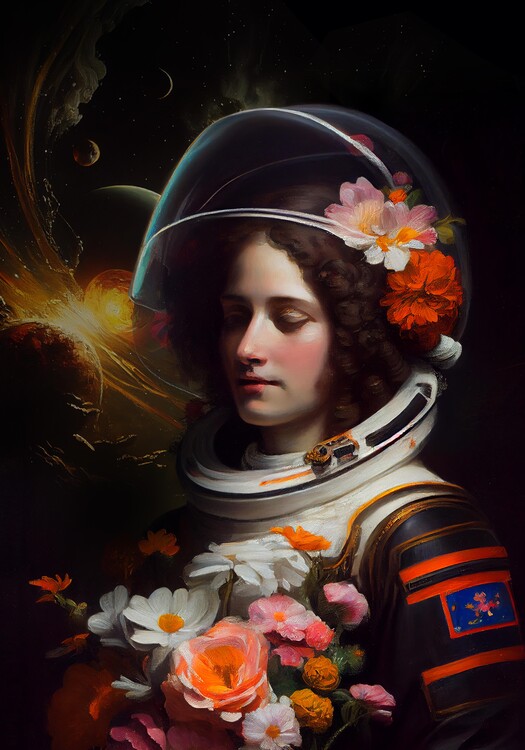 Plakat Beauty Astronaut