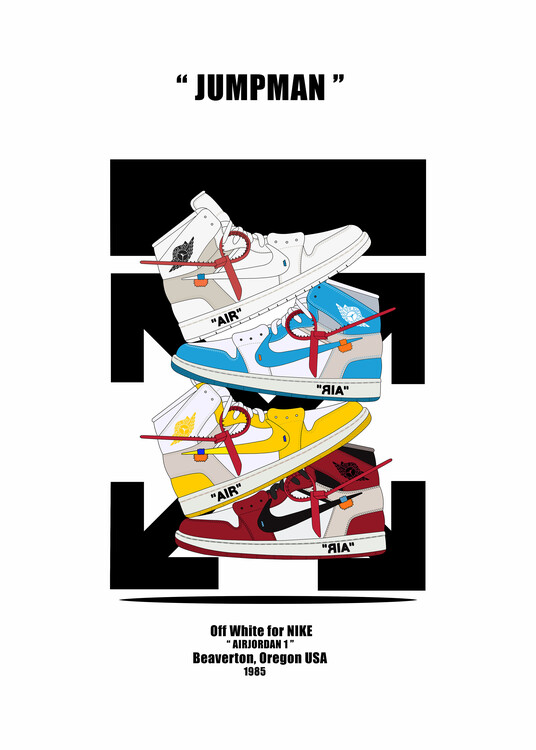 Poster all sneaker x off