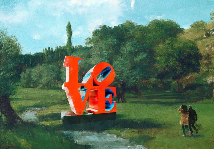 Canvastavla The Love Found