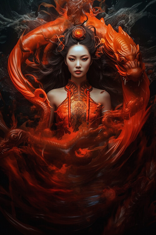 Плакат Red Dragon
