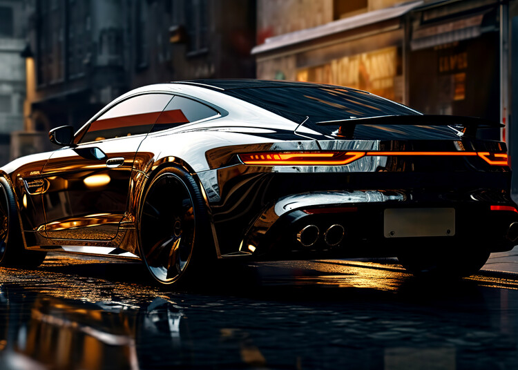 Plakát Sportcar lights