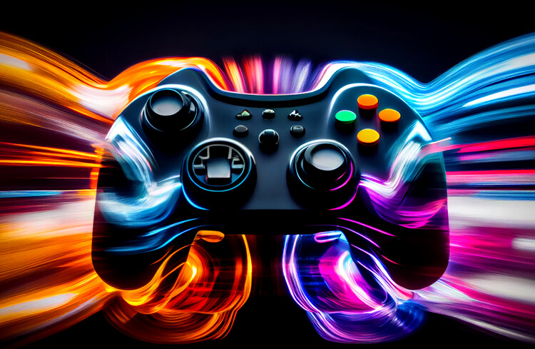 Plakat Gaming controller