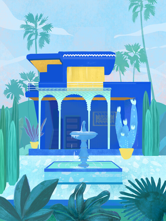 Poster Moroccan Garden