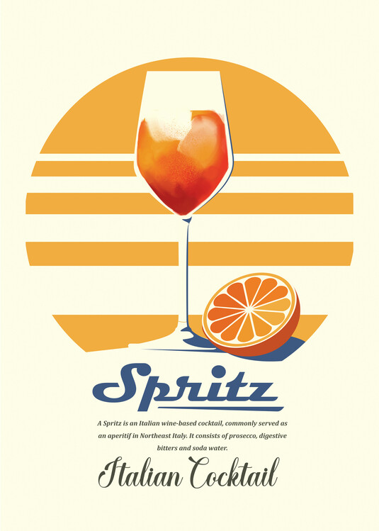 Canvas Print Spritz summer print