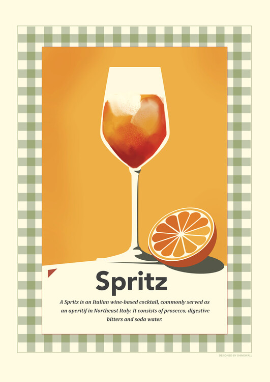 Canvas Print Spritz retro print