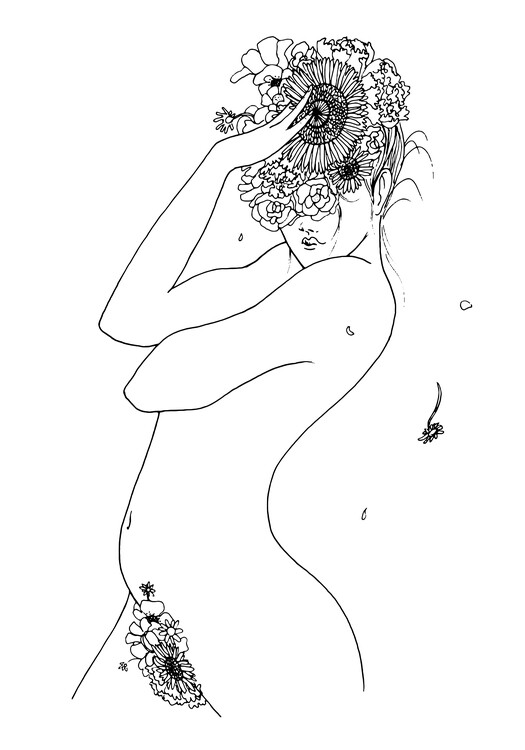Плакат Flower Girl