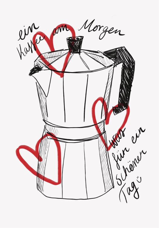 Poster Kaffee am Morgen