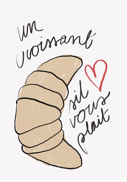 Poster Un Croissant