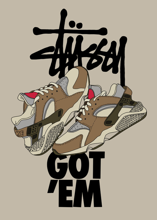 Poster hype waffle cake sneakers