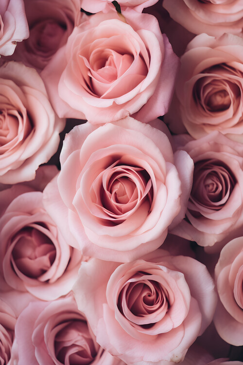 Poster Pink roses