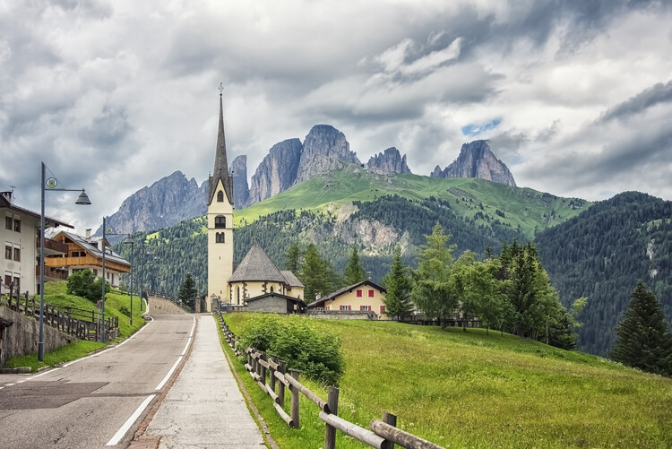 Принти на полотні Dolomites Village