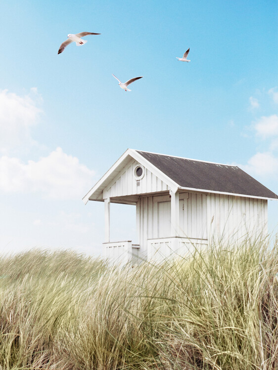 Poster Beach Hut