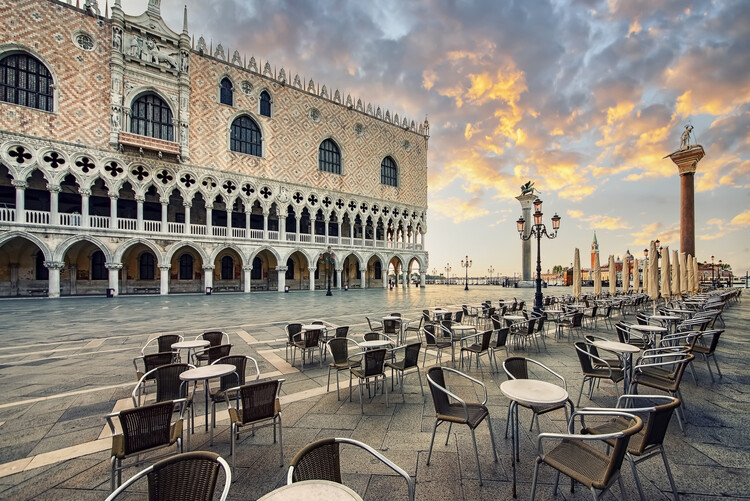 Poster St Mark's Square Sunrise