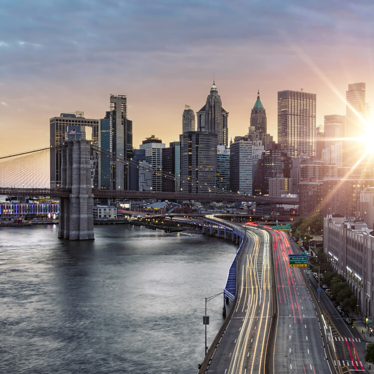 Poster End Of The Day In New York