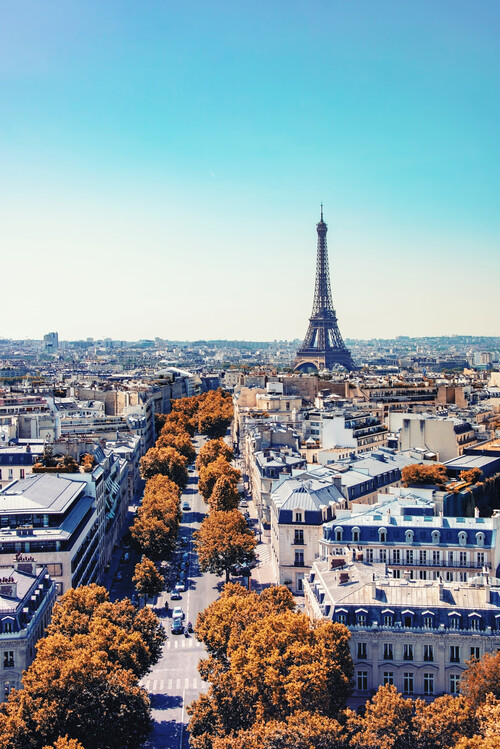 Poster Autumn In Paris