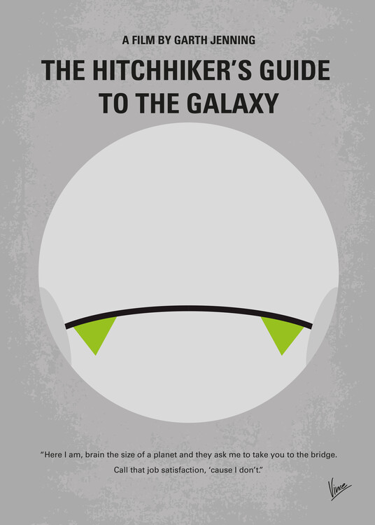 Плакат No035 Hitchhiker Guide