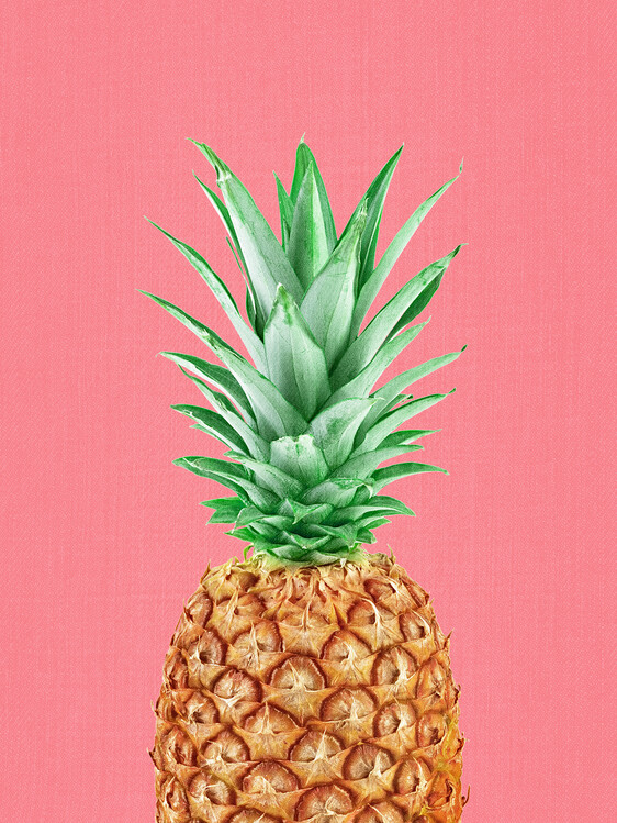 Poster Pineapple in Pink
