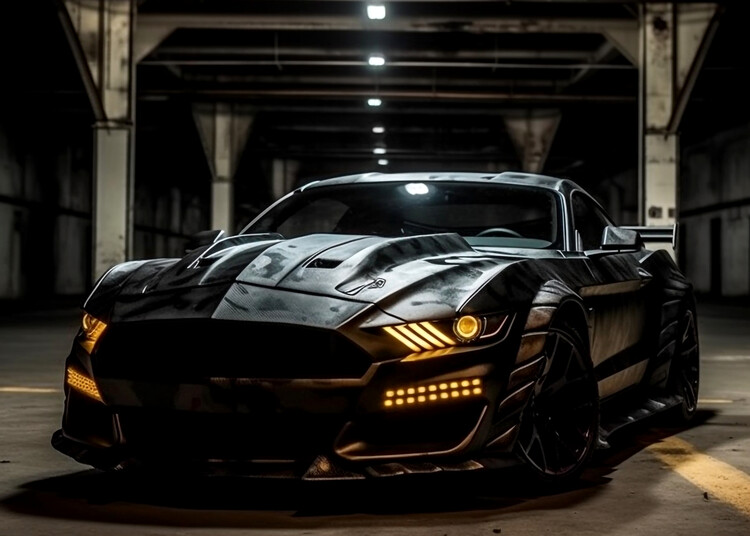 Poster Dark sportcar