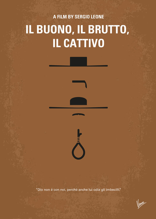 Плакат No042 Il buono il brutto il cattivo