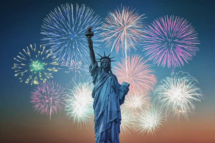 Poster Fireworks In New York