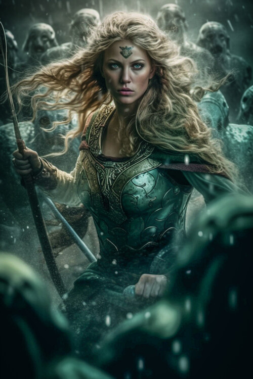 Poster Female Viking