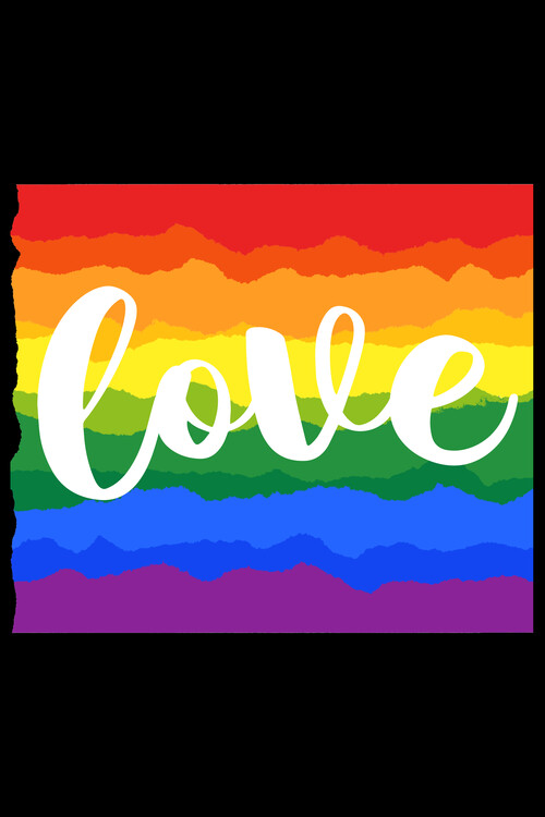 Canvas Print Love pride