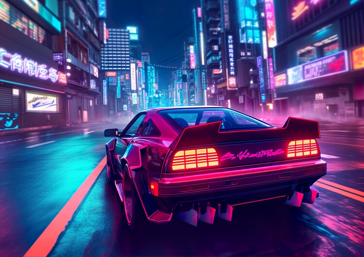 Plakat Car Futuristic