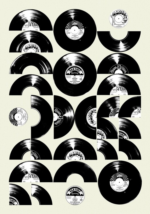 Poster Mid Century Vinyls