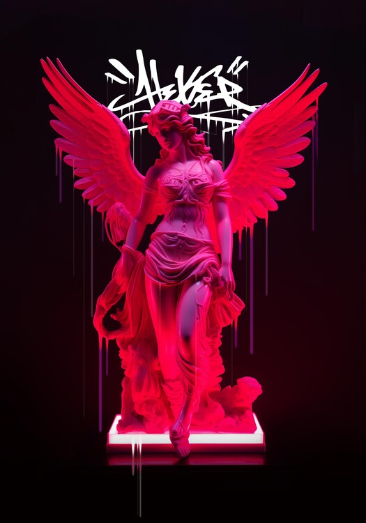 Плакат Neon Athenea