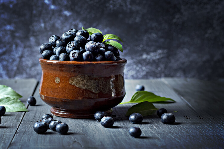 Levně Plakát, Obraz - Blueberry, FAWZY HASSAN, 40 × 26.7 cm