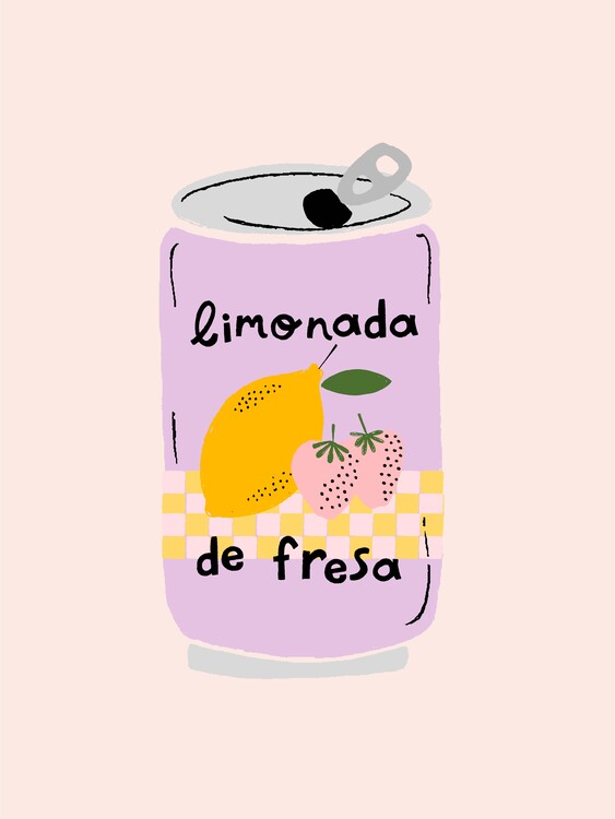 Poster Strawberry Lemonade