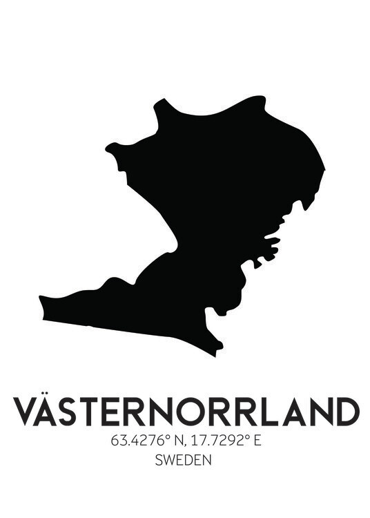 Poster Västernorrland Sweden