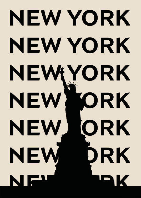 Poster New York Statue of Liberty