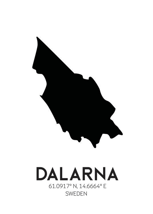 Poster Dalarna Sweden