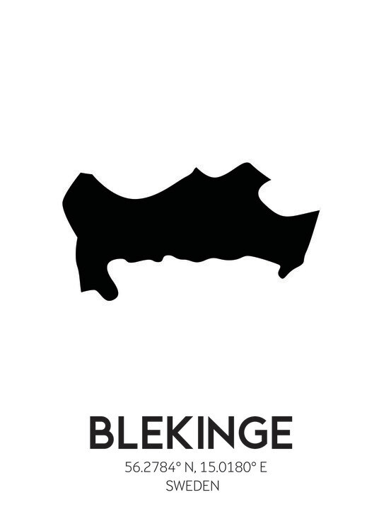 Poster Blekinge Sweden